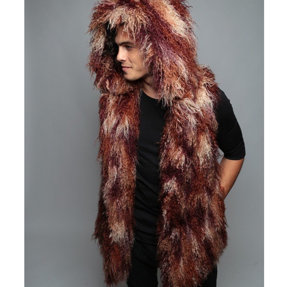 🍁 FAUX FUR SPIRITHOODS VEST SMALL 🍁